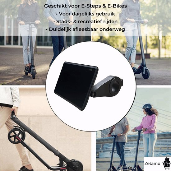 Zetamo H6C Display - Geschikt voor Ouxi - V20 fatbike LCD scherm 25 km/u begrensd van Merkloos — afbeelding 3