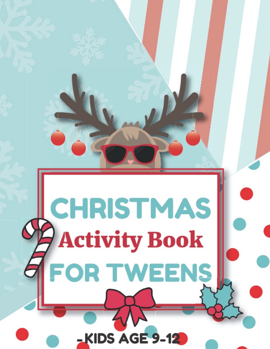 Feestelijk Activiteitenboek Kerst & Winterpuzzels voor Kinderen 9-12 Jaar