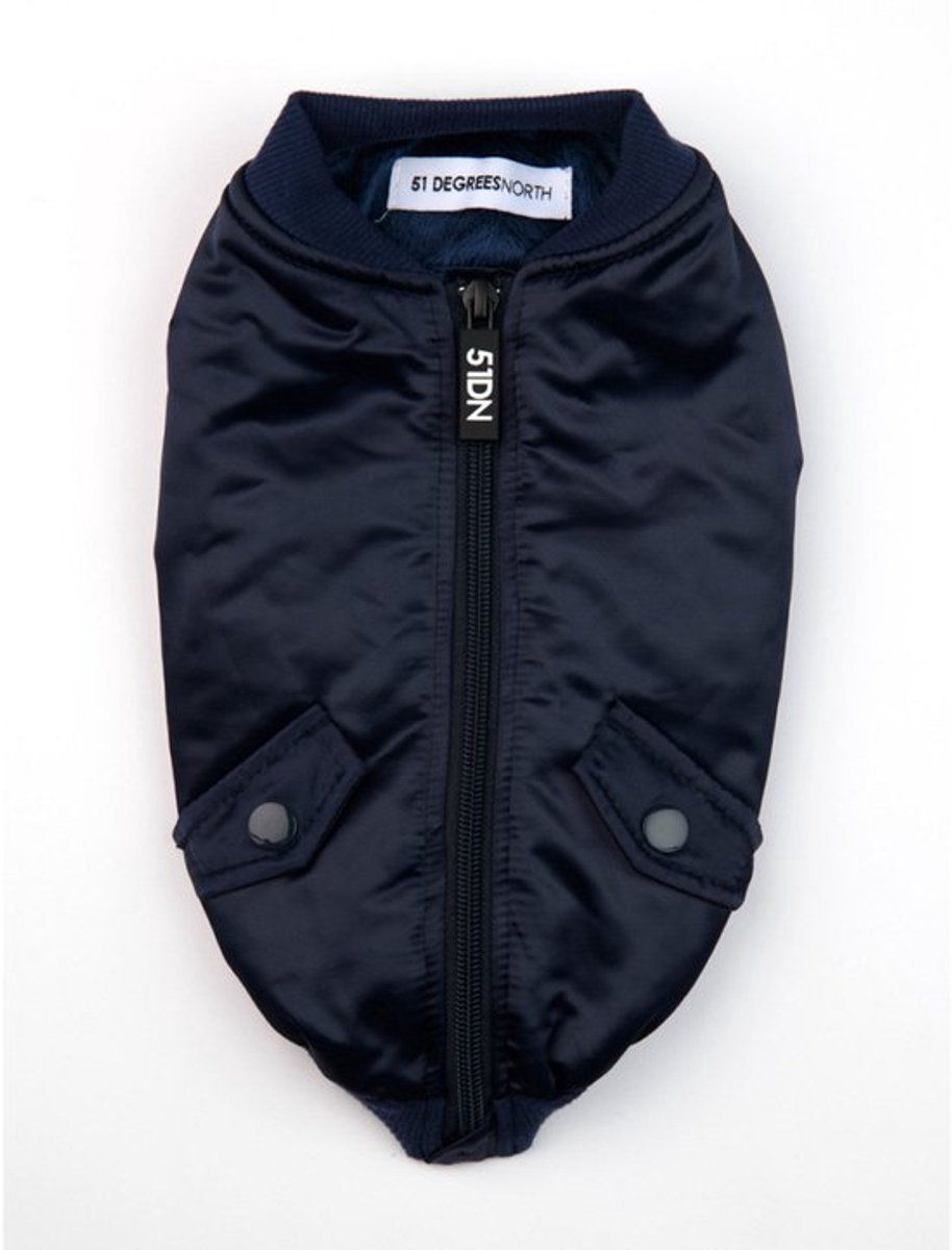 51 Degrees North Bomberjack Blue hondenjas 32 cm