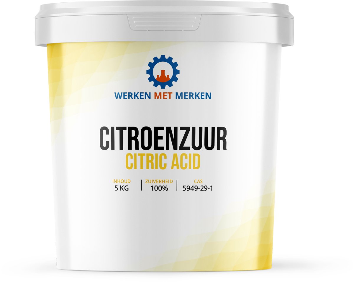 Citroenzuur - Emmer, 5 KG - Citric Acid