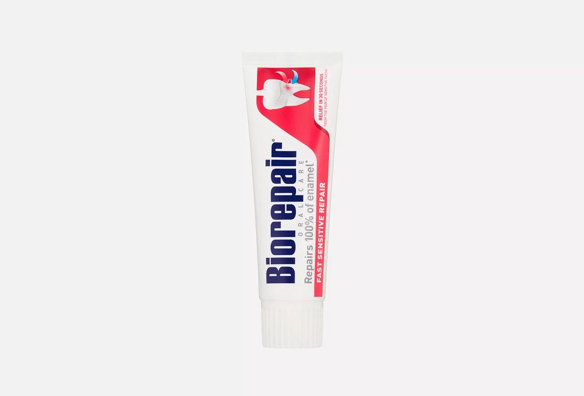 Biorepair Fast Sensitive Repair - Tandpasta - Directe verlichting - Met microRepair - 75 ml