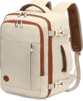 Quvo® Vacuum Rugzak - Vacuum Rugzak Handbagage - Vacuumrugzak - Beige - 40cm x 20cm x 25cm
