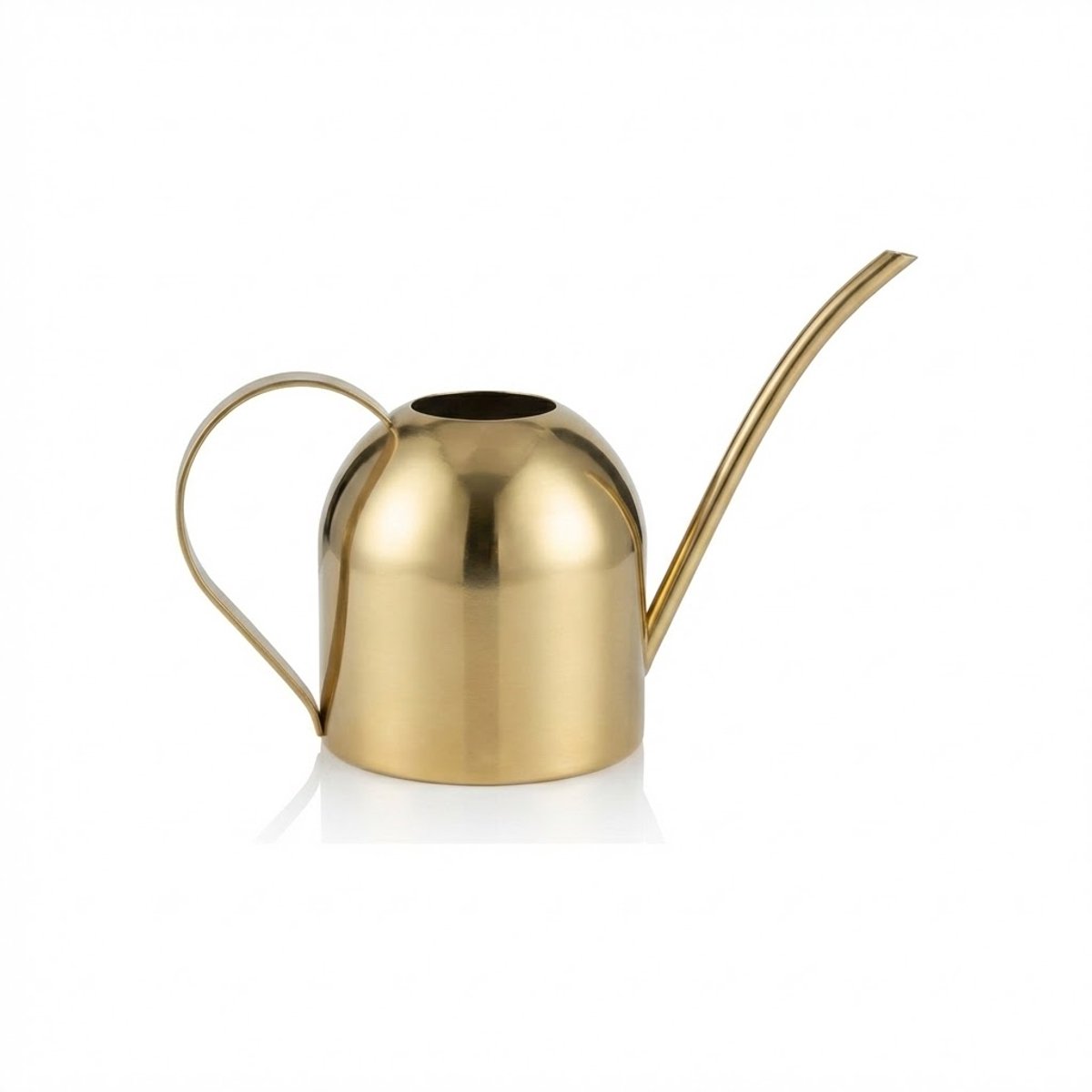 SINIA Living® - Luxe Gieter - Goud - 1L - Binnen - Compact - 1 liter - RVS - Metaal - Modern - Goud - Planten gieter - Roestvrijstalen - Bloemengieter - buiten - Tuinaccessoires - Woonaccessoires - Cadeau - Gieters - Kamerplanten - Gouden look