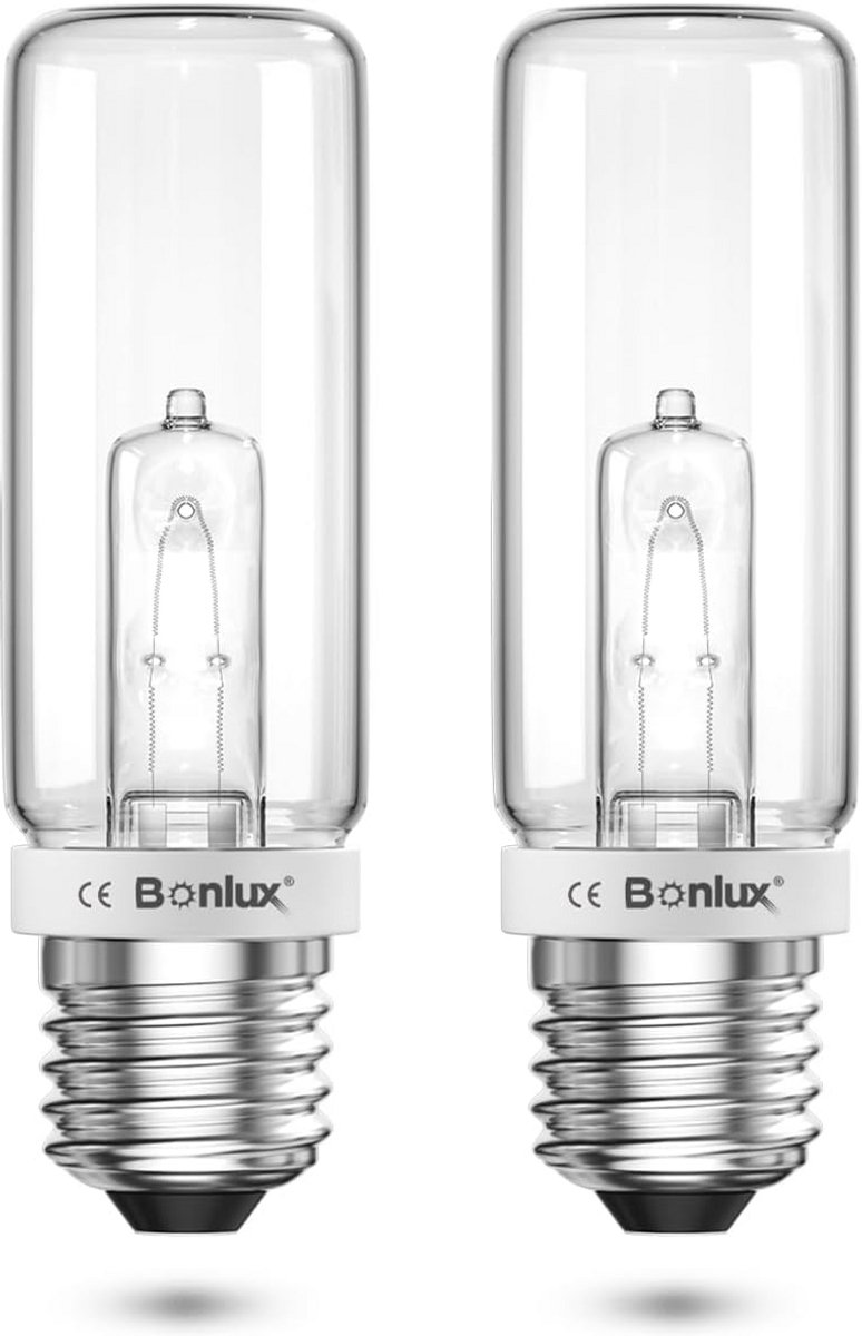2x 200W Dimbare E27 Buisvormige LED Lamp Warm Wit 2800K voor Fotostudio en Verlichting