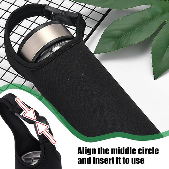 Isolerende Flessentas - 2 Stuks - Sleeve Thermosfles - Isolatie - Thermotas - Handvat Riem - Isolatietas - Hittebestendige - Geschikt Voor Warme Dranken — afbeelding 4