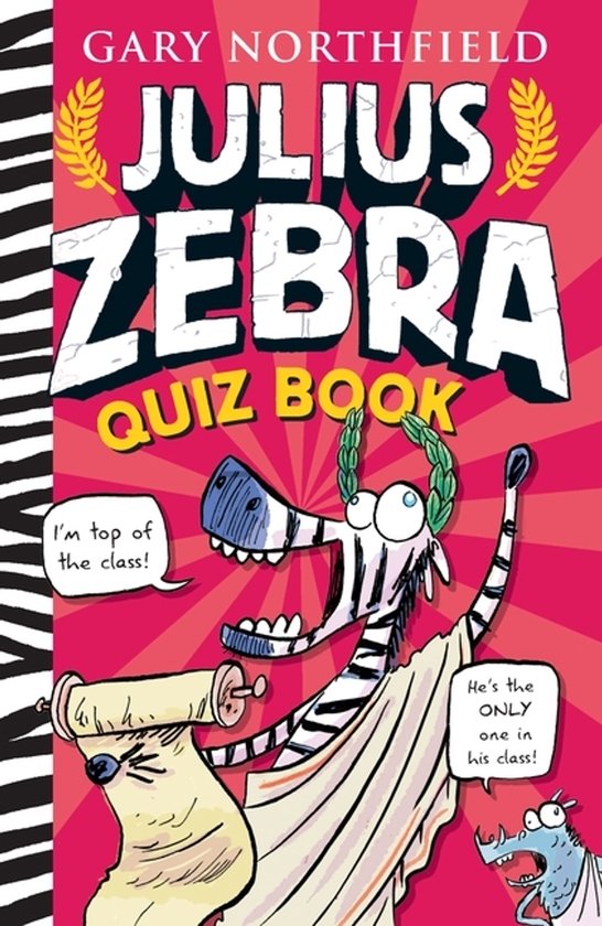 Julius Zebra- Julius Zebra Quiz Book - cover