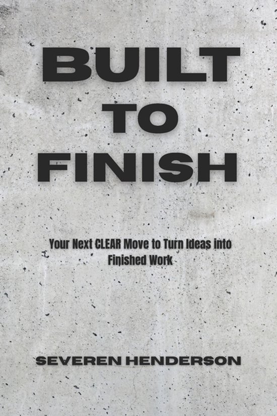 Built to Finish - cover