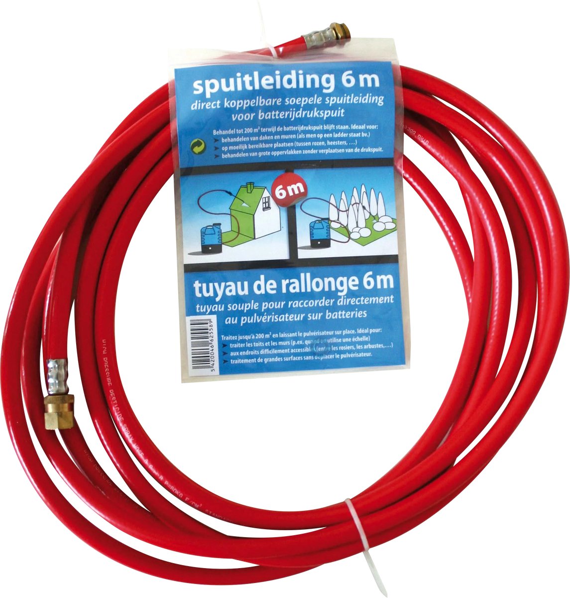 BSI - Spuitleiding batterijdrukspuit - Soepel en kwalitatief - 6 m