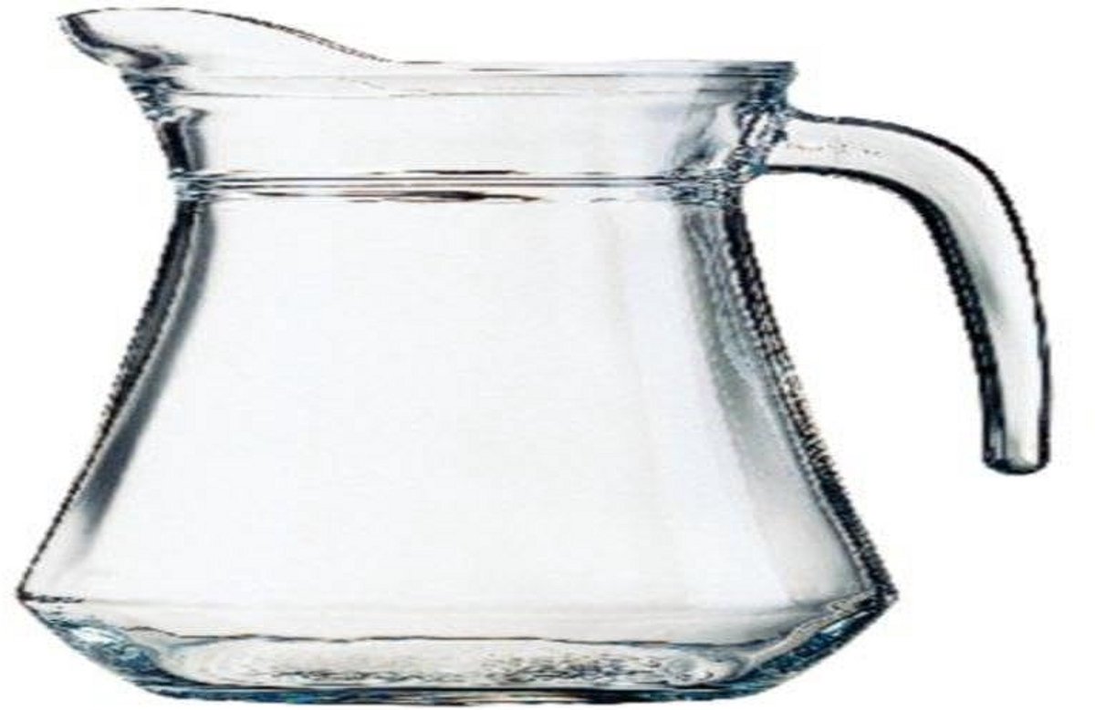 Set van 6 Glazen Kannen 1,3 Liter – Ideaal voor Dranken