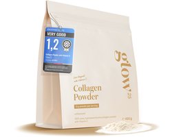 Glow25® Collageen Origineel (450 gram) - met vitamine C - collageenpoeder - hoogwaardig Collageenhydrolysaat