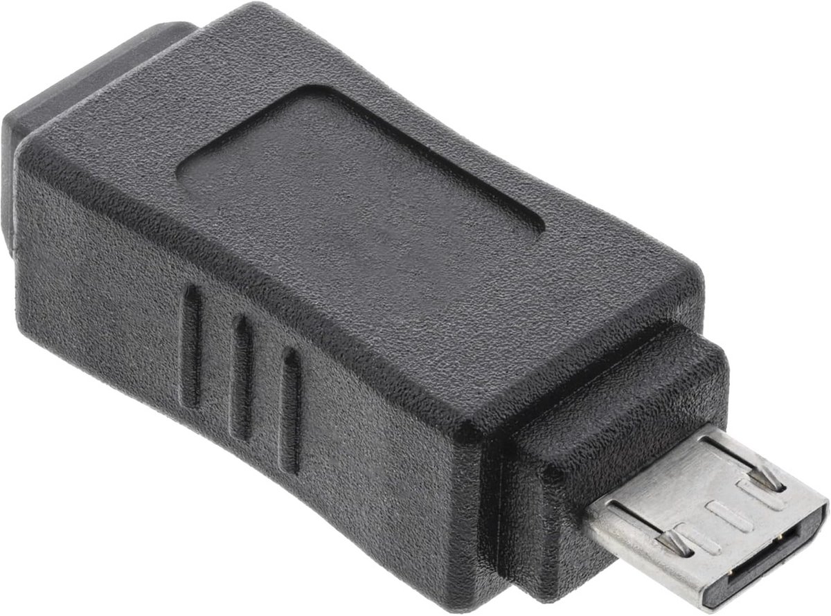 USB Adapter Mini 5-Pins naar Micro B Stekker - Data Overdracht en Opladen