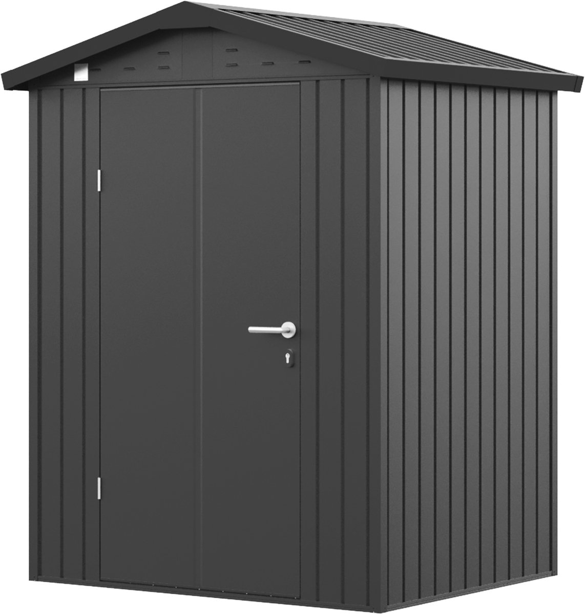 GFP Primeyard Tuinschuur metalen 150x120x205 cm tuinhuis antraciet