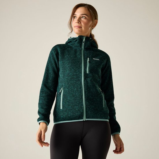 Dames Newhill Fleece hoodie met volledige ritssluiting en isolerende eigenschappen