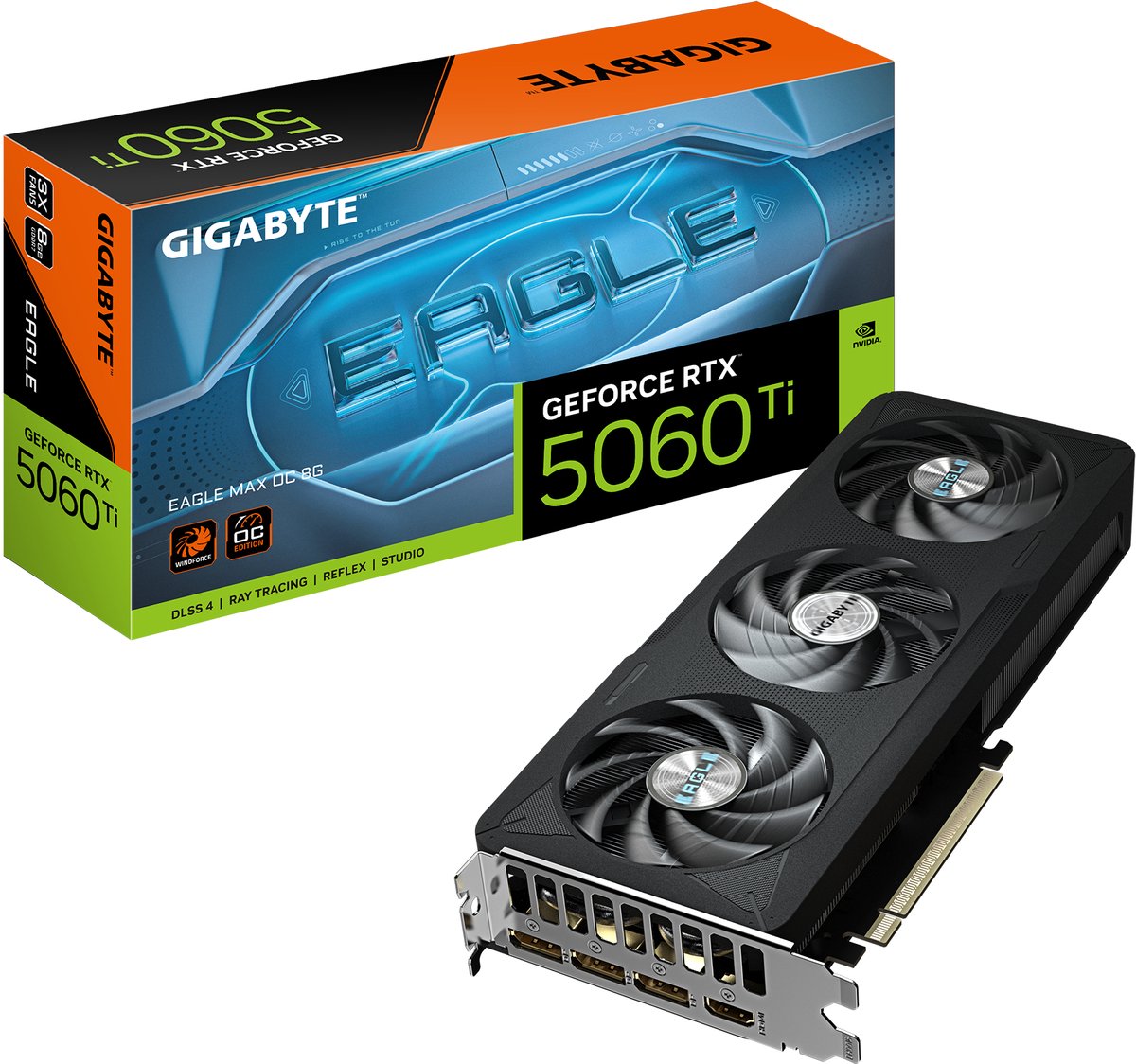 GIGABYTE GeForce RTX 5060 Ti EAGLE MAX OC 8G NVIDIA 8 GB GDDR7