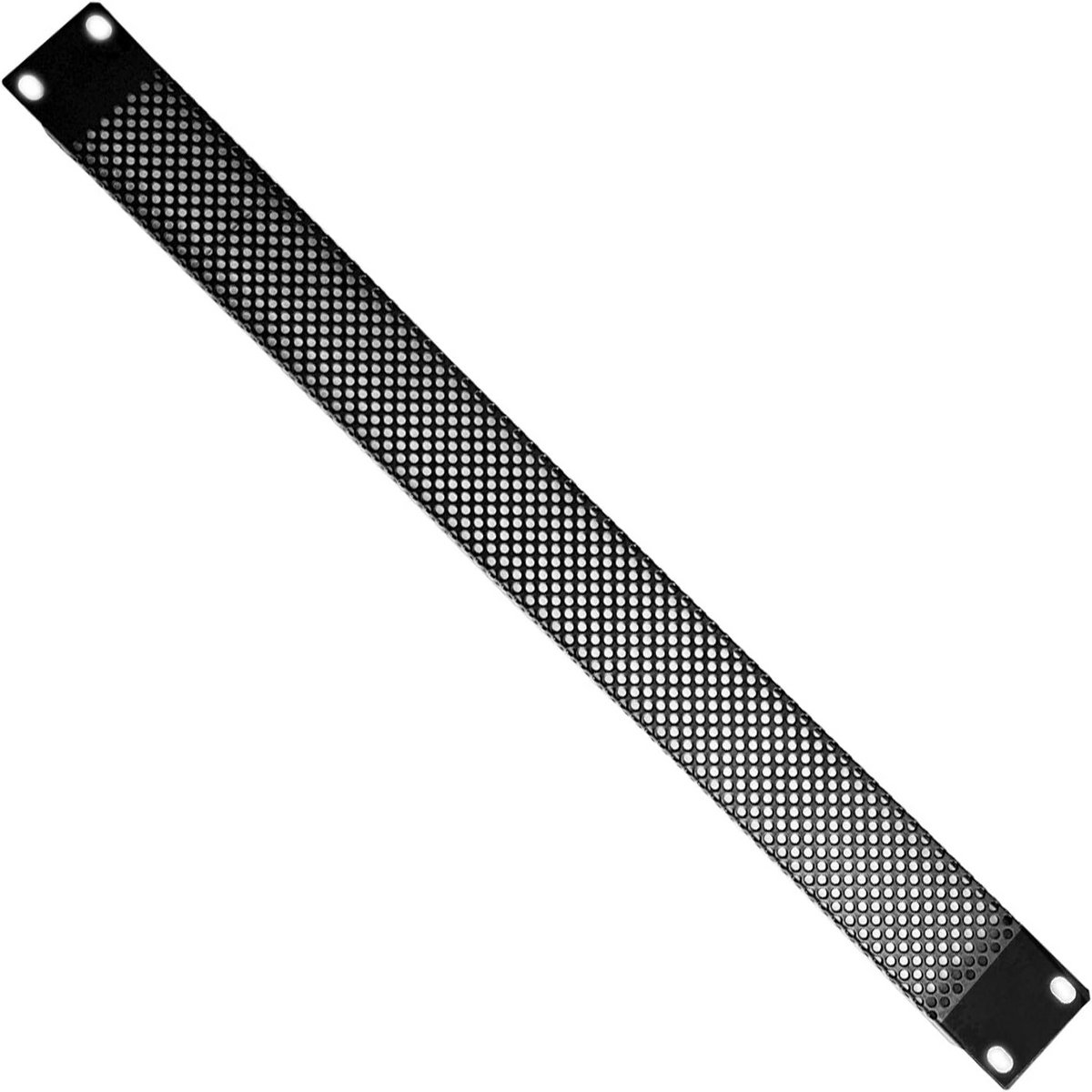 1U 19 Inch Geventileerd Gaas Blindpaneel voor Serverkast - Zwart Metalen Koelmodule
