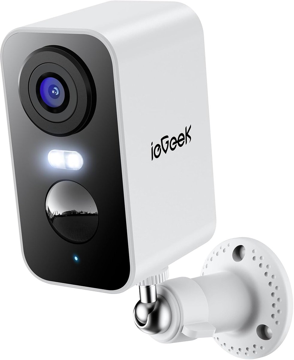 ieGeek Beveiligingscamera Buiten – Draadloze Buitencamera – 2K HD Resolutie – PIR Bewegingsdetectie – Nachtzicht