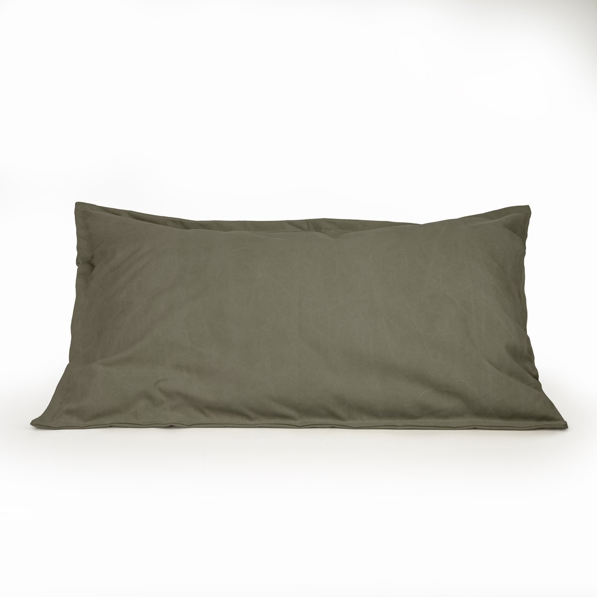 kussen 100 canvas groen
