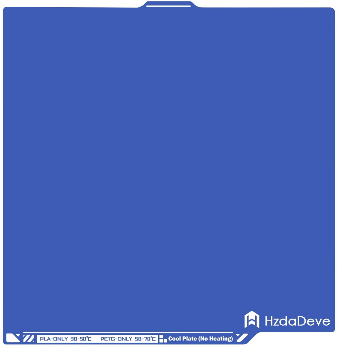 Dubbelzijdige PEI Gladde Bouwplaat 260x271mm voor Lage Temperatuur 3D-printers