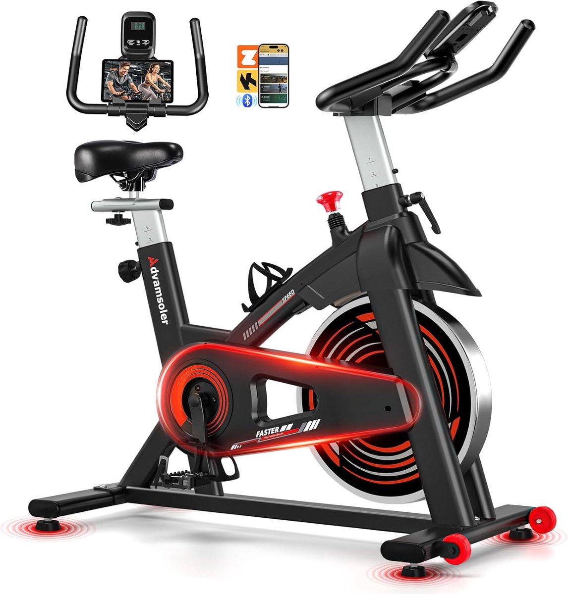 Exercise Indoor Cycling Spin Bike met App Geïntegreerd - Exercise - €265,32