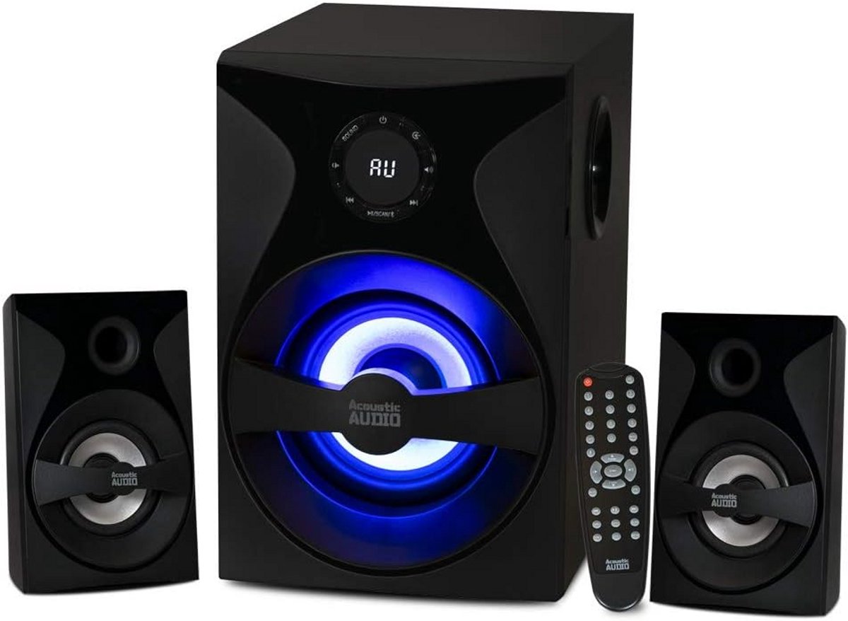 Bluetooth 2.1 Surround Geluidssysteem met Subwoofer, LED Display en FM Radio