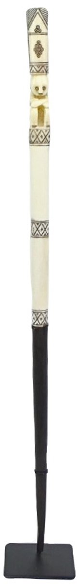 THE JUNGLE LOFT - Tun Tun Stick - White - 67cm
