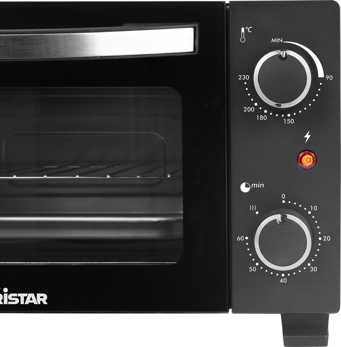 Tristar OV-3610 - Mini Oven - 10L - 800W - Camping Oven Vrijstaand - Zwart – foto 6