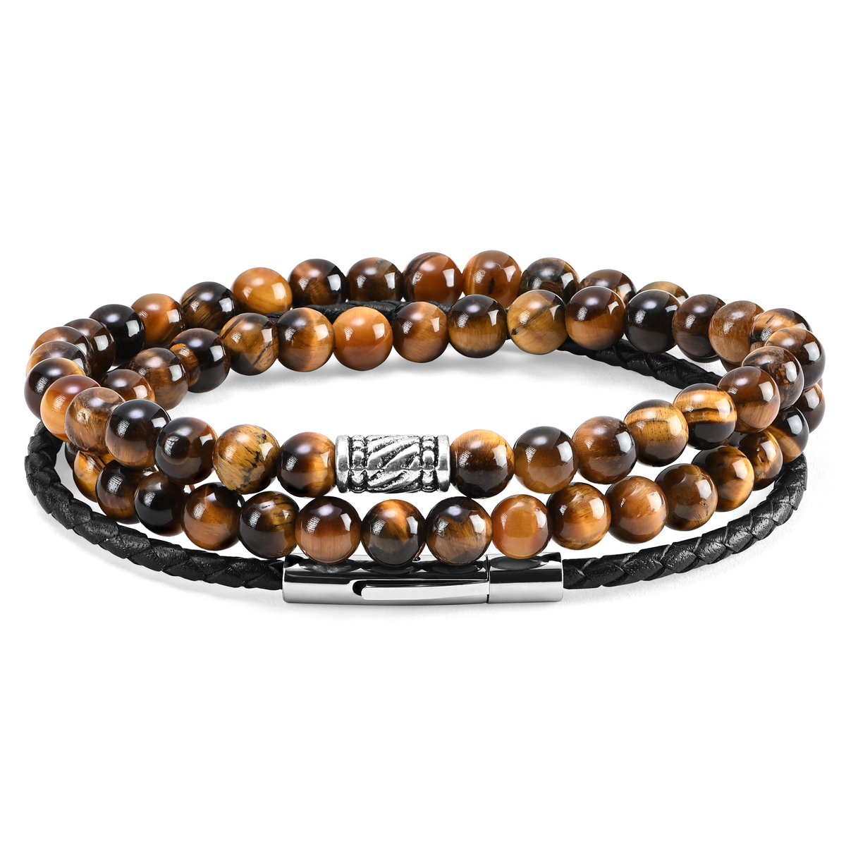 Madura Tijgeroog Stenen Armband
