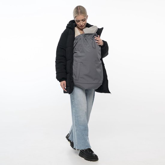 Universele All-Season Babydraagzakhoes Grijs - Waterafstotend & Winddicht van Merkloos — afbeelding 2