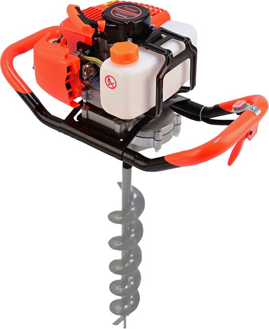 Kibani Grondboor 52cc benzine - excl. Losse grondboren - palenboor - Grondboor machine — afbeelding 2