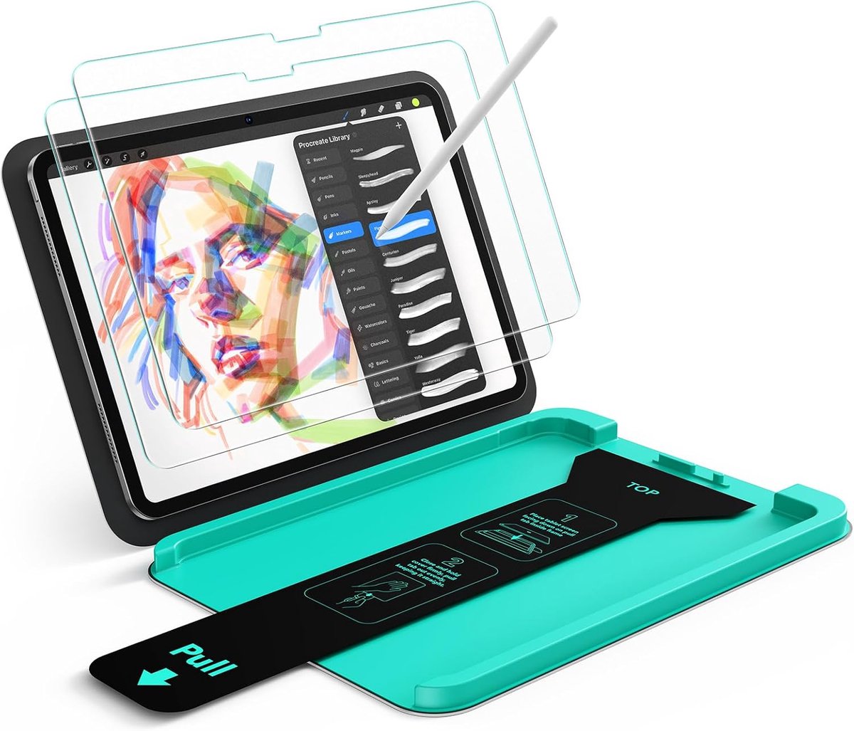 2x Matte Screenprotector voor iPad Pro 13 inch - Schrijven als op papier, Krasbestendig