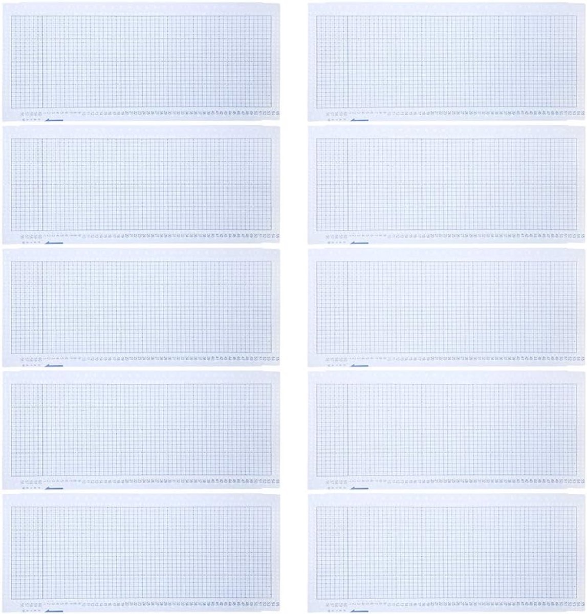 10 Stuks Breimachine Punch Cards voor 24 Steken - Universele Naaldbrei Accessoires