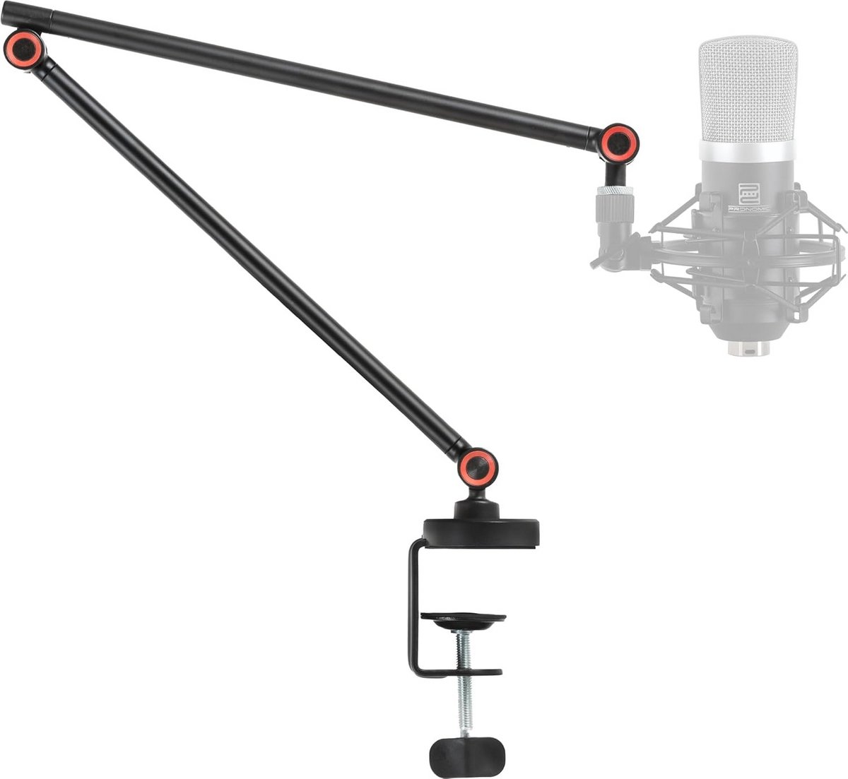 Verstelbare Microfoonarm met Tafelklem - Studio Standaard voor Podcast, Gaming & Streaming