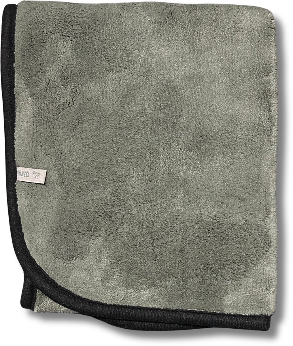 NanoPro XL Schoonmaakdoek XL 60x40cm Grijs - Nanovezeldoeken: Sterker en Efficiënter dan Microvezeldoekjes - Handdoek - Voor Koken, Keuken, Auto, Glas, RVS, Roestvrij Staal, Inductie Kookplaat, Keramische Kookplaat, Badkamer, Woonkamer.