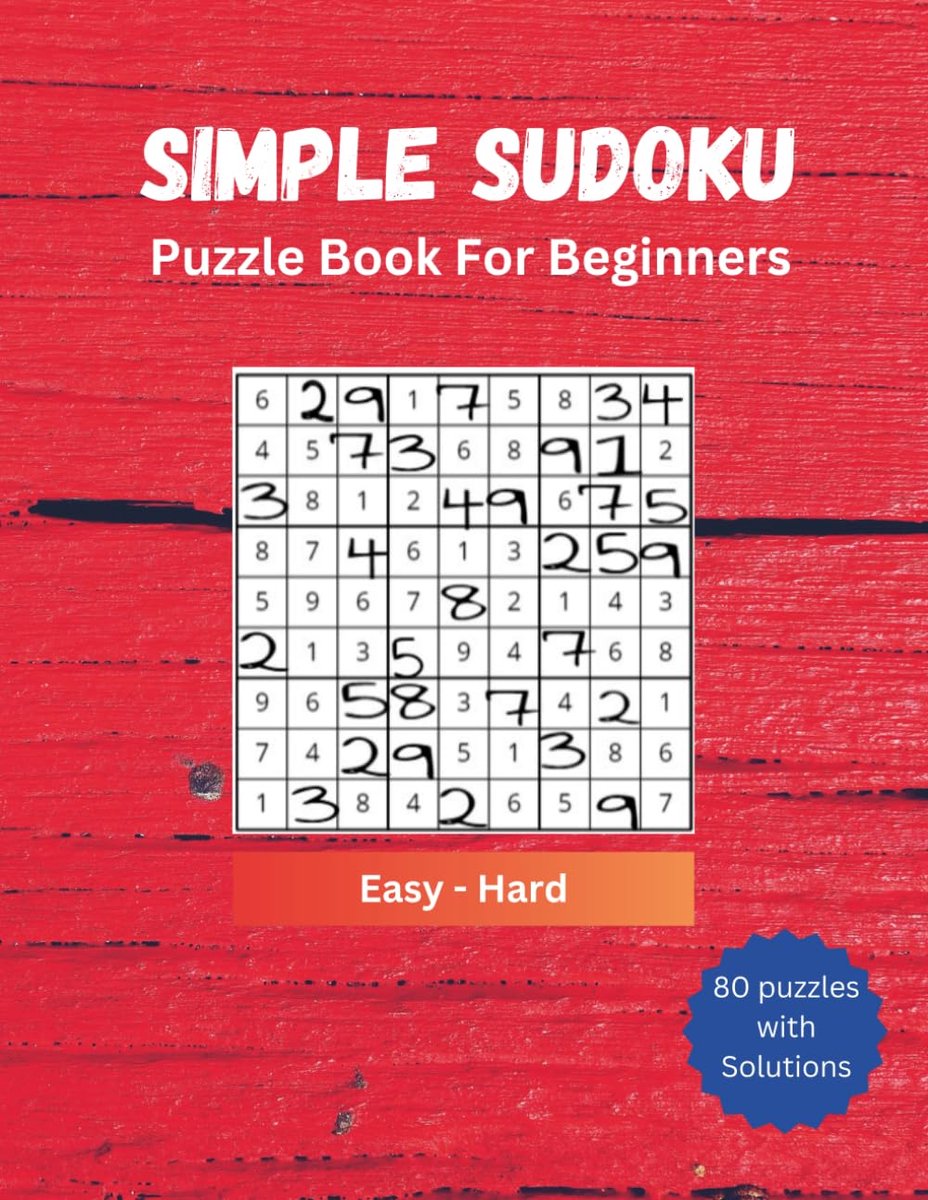 Sudoku Puzzelboek - Logische Puzzels - Hersenen Trainen - Voor Beginners - 8.5 x 11 Inch