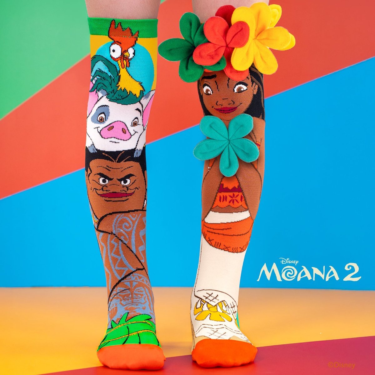 Moana Disney Sokken - Kinder Sokken - Hoge Sokken - One Size