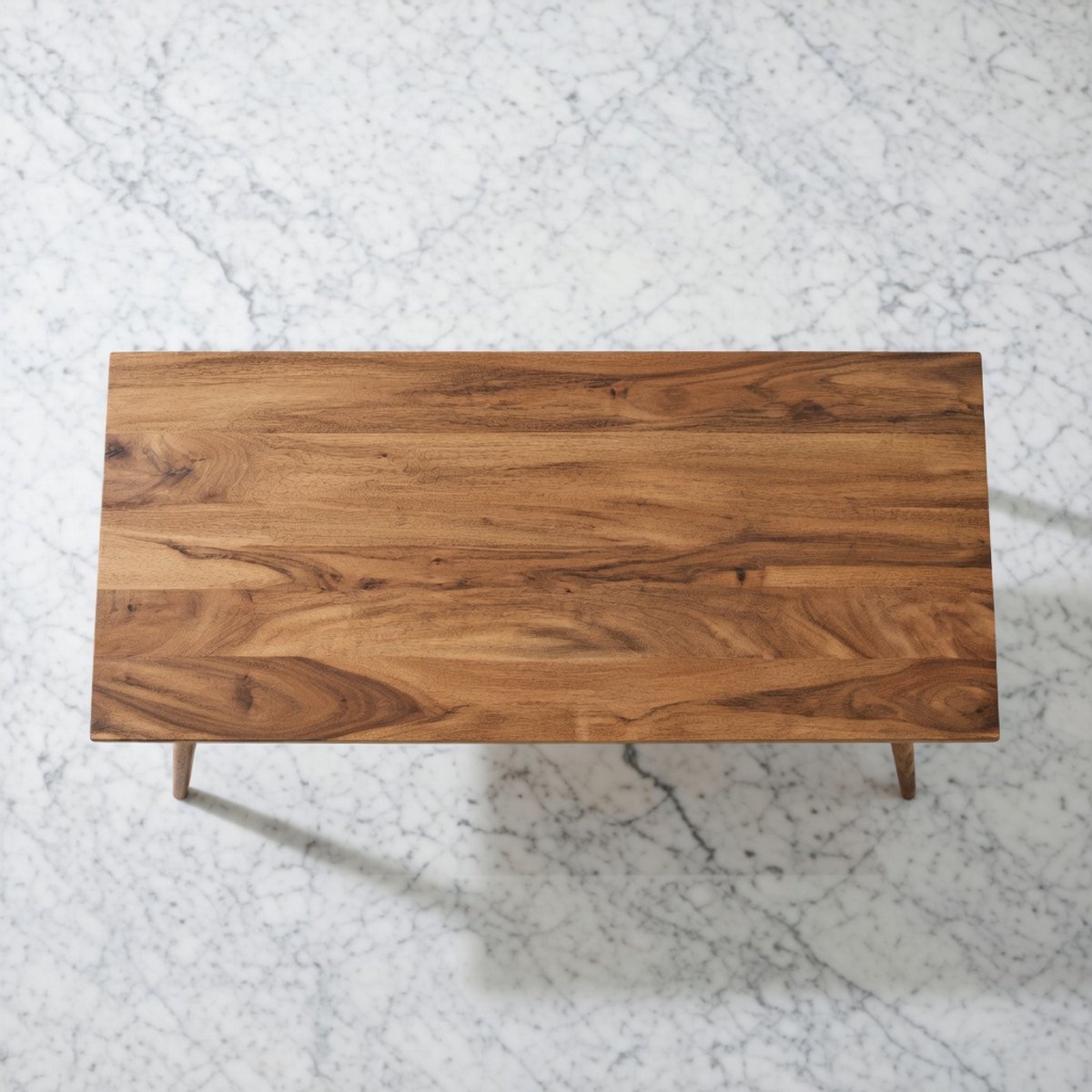 Luxe rechthoekige eettafel 120 cm - Massief Serena Hout - Design Keukentafel Landelijk & Rustiek - Voor 4-6 personen - Robuuste Massief Houten tafel Casa Serena – 120 cm – Casa Dorada