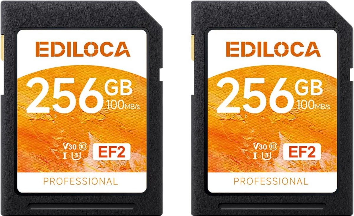256GB SDHC UHS-I Geheugenkaart - Snelle Opslag voor Foto en Video