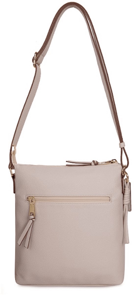 Laurent David Handtas White | Wit | Maat: One Size