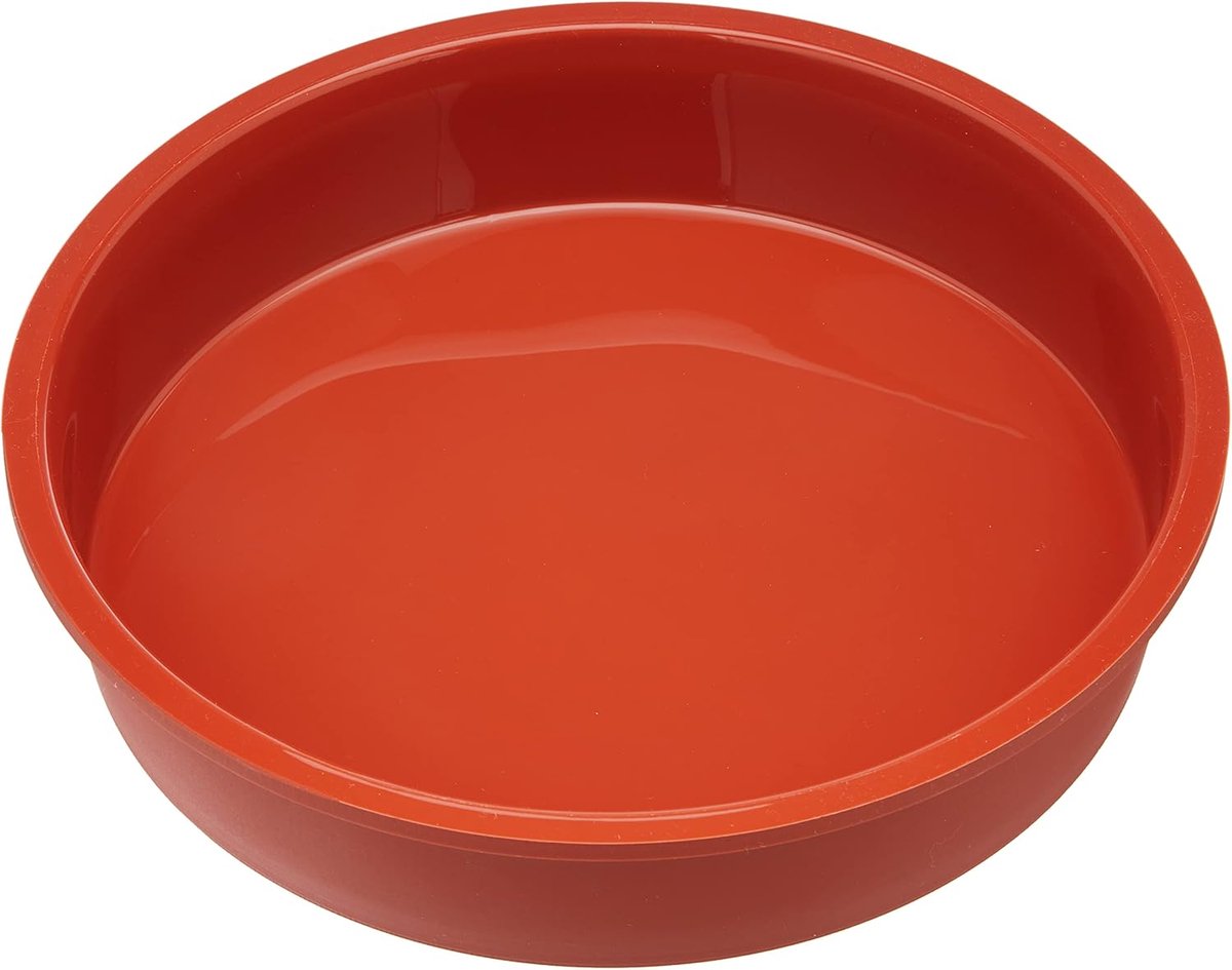 Ronde Flexibele Bakvorm Terracotta Ø260mm - Hittebestendig Siliconen...