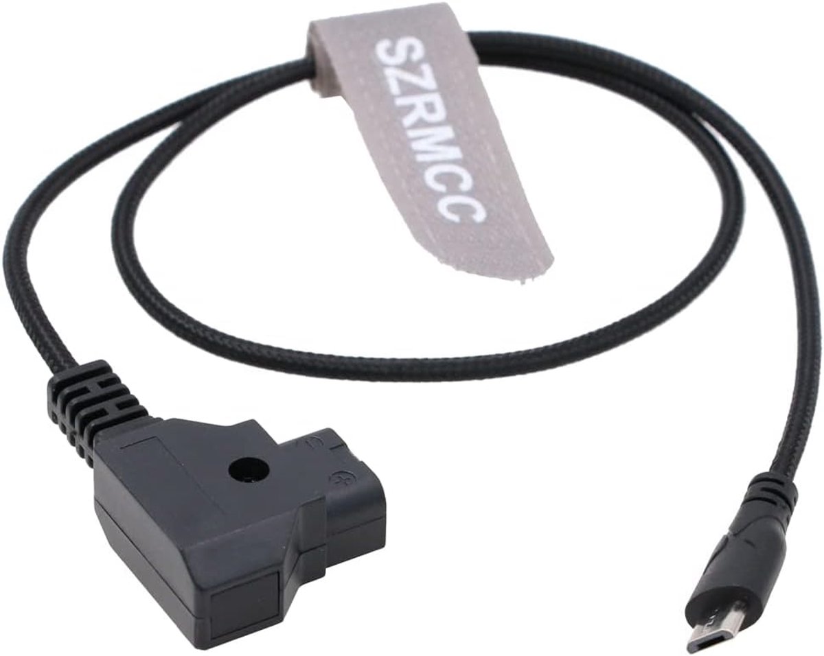 D-Tap naar Micro USB Stroomkabel voor Camera Accessoires en Volgschermaandrijvingen