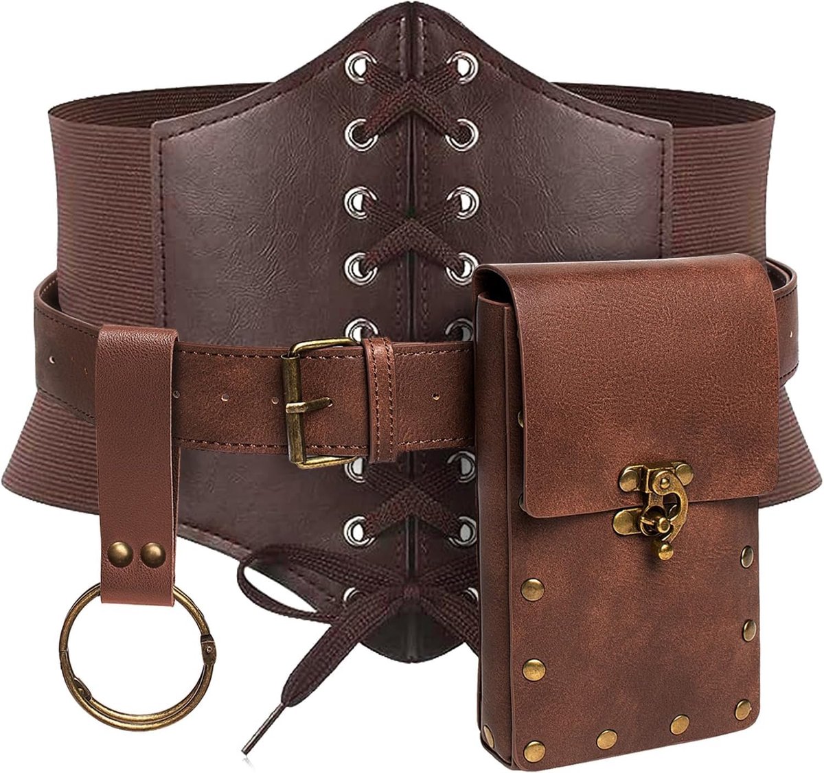Dames Heuptas - Vintage Riem - Kostuum Accessoire - Zeer rekbaar design