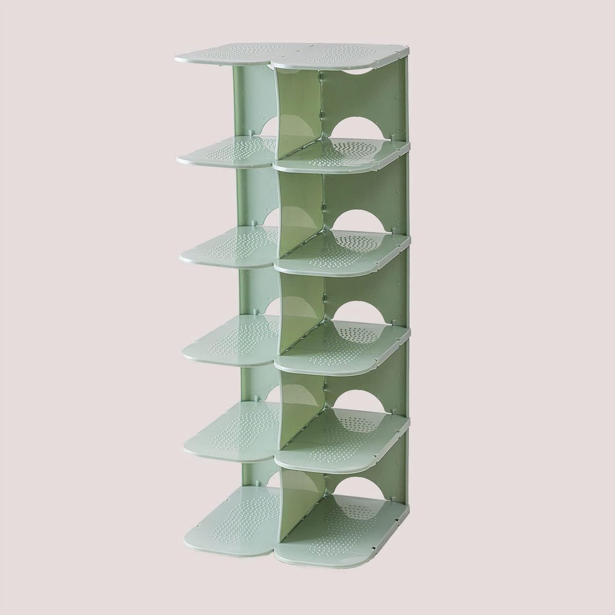 Stapelbaar Schoenenrek voor 6 Paar - Universele Schoenen organizer voor Binnen
