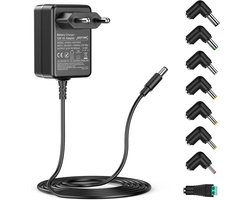 Kinderauto Oplader - Accu Lader - Elektrisch Rijden - Universele 12V Aansluiting - 6.5 x 4.2 x 4.6 cm - Zwart