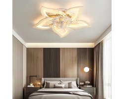 Stil LED Plafondventilator met Licht en Dimbaar, 6 Snelheden, Timer - Woonkamer & Slaapkamer