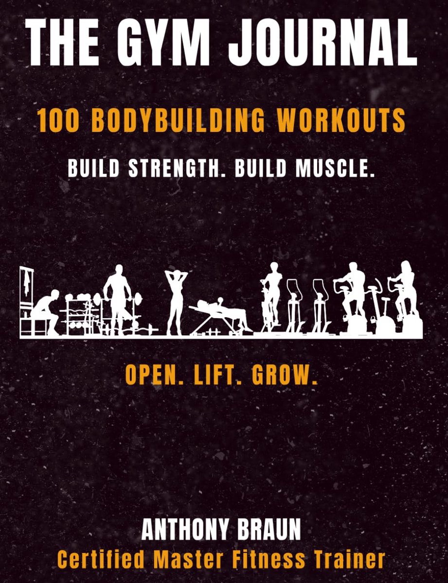 Fitness Journal - Workout Logboek - Spier Groei - 100 Geplande Trainingen - 24x19 cm