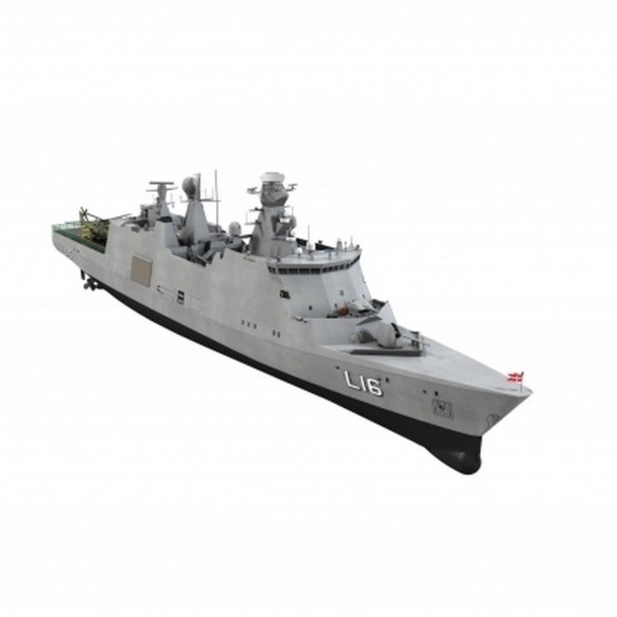 Billing Boats 500 Absalon DK ondersteuningsschip - kunststof romp - 138cm lang