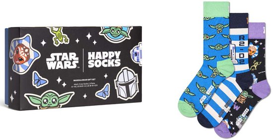 Happy Socks unisex giftbox 3P sokken star wars multi II (Star Wars)