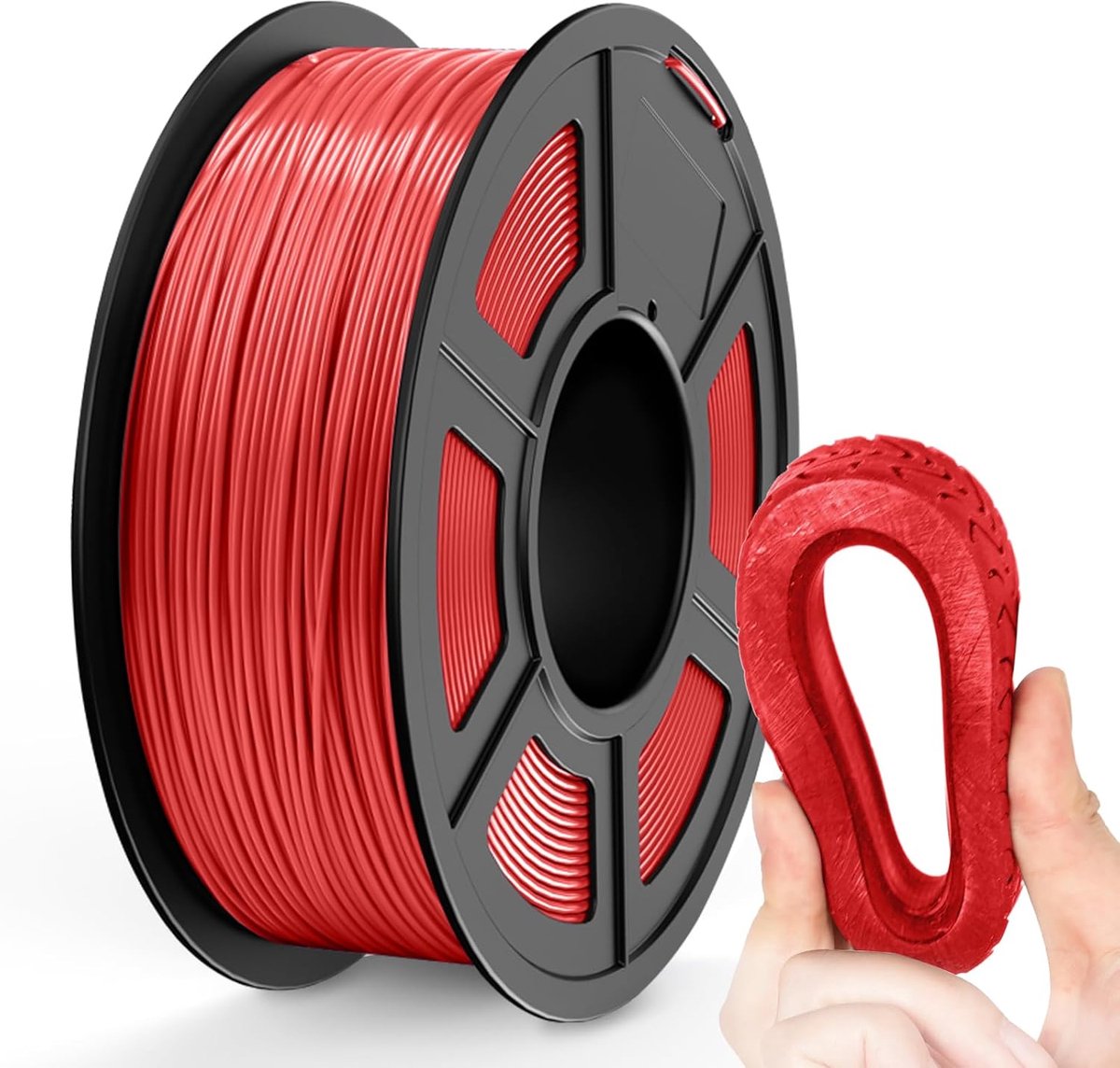 Flexibel 3D Filament - TPU Draad - 3D Printen - Hoge Nauwkeurigheid - 1.75 mm - Rood