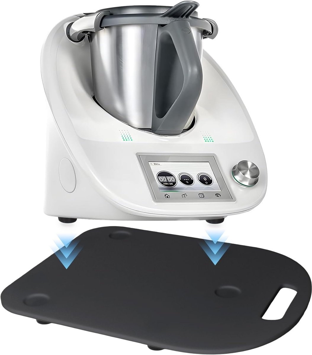 Glijplank met Wielen voor Keukenmachine (TM5/TM6) - Rolplank voor Makkelijk Verplaatsen en Bescherming Werkblad