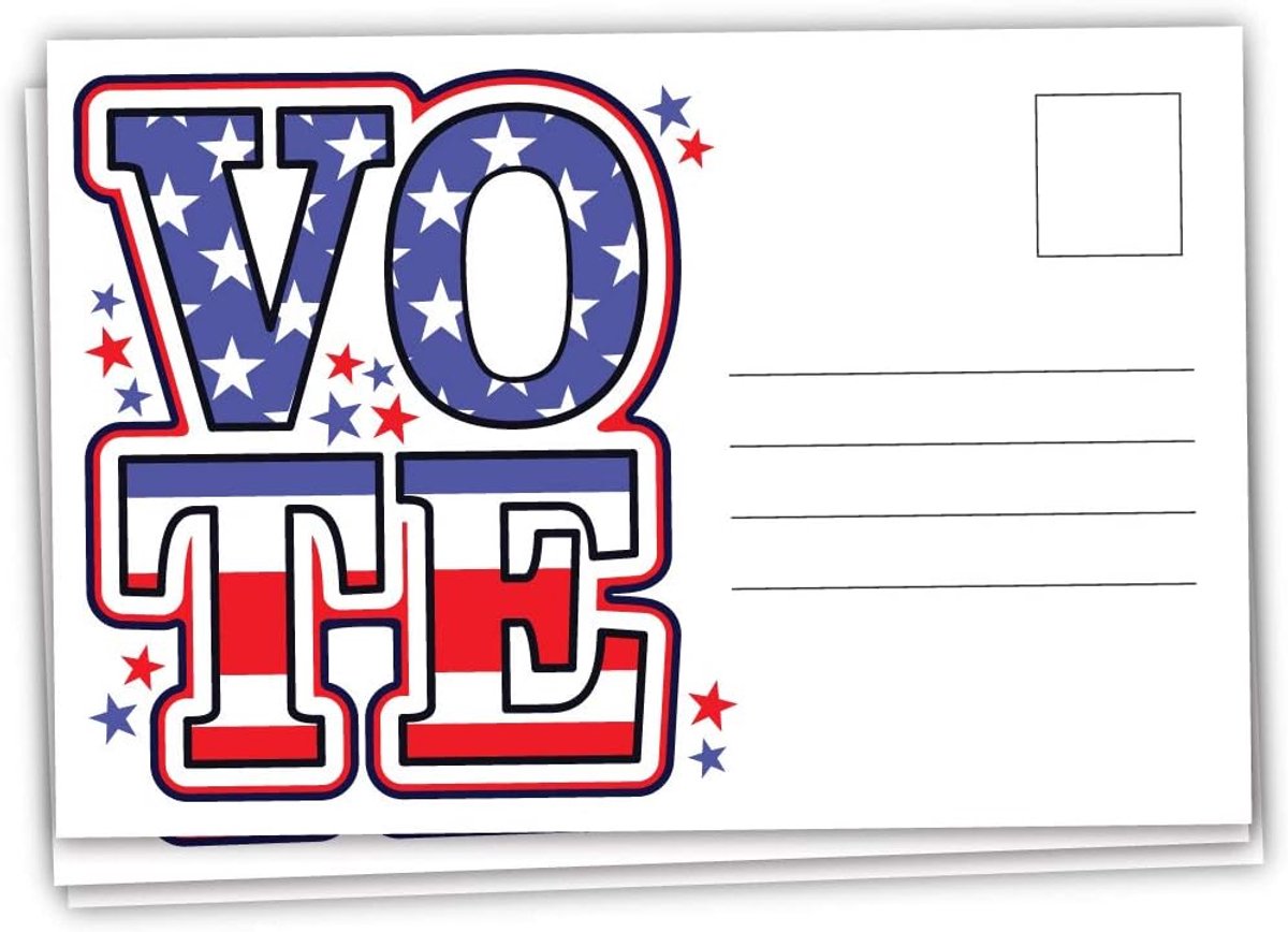 100 Stemkaartjes Blanco voor Campagne en Verkiezingen - Patriotisch Ontwerp